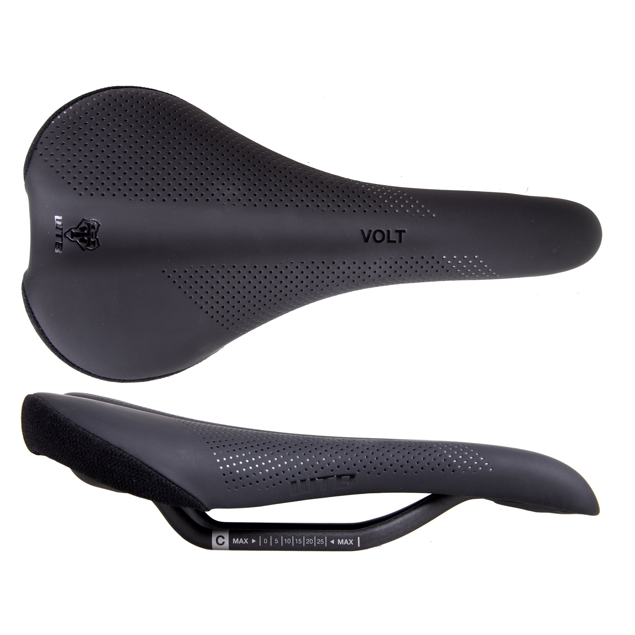 WTB Volt Saddle with Carbon Rails - Black
